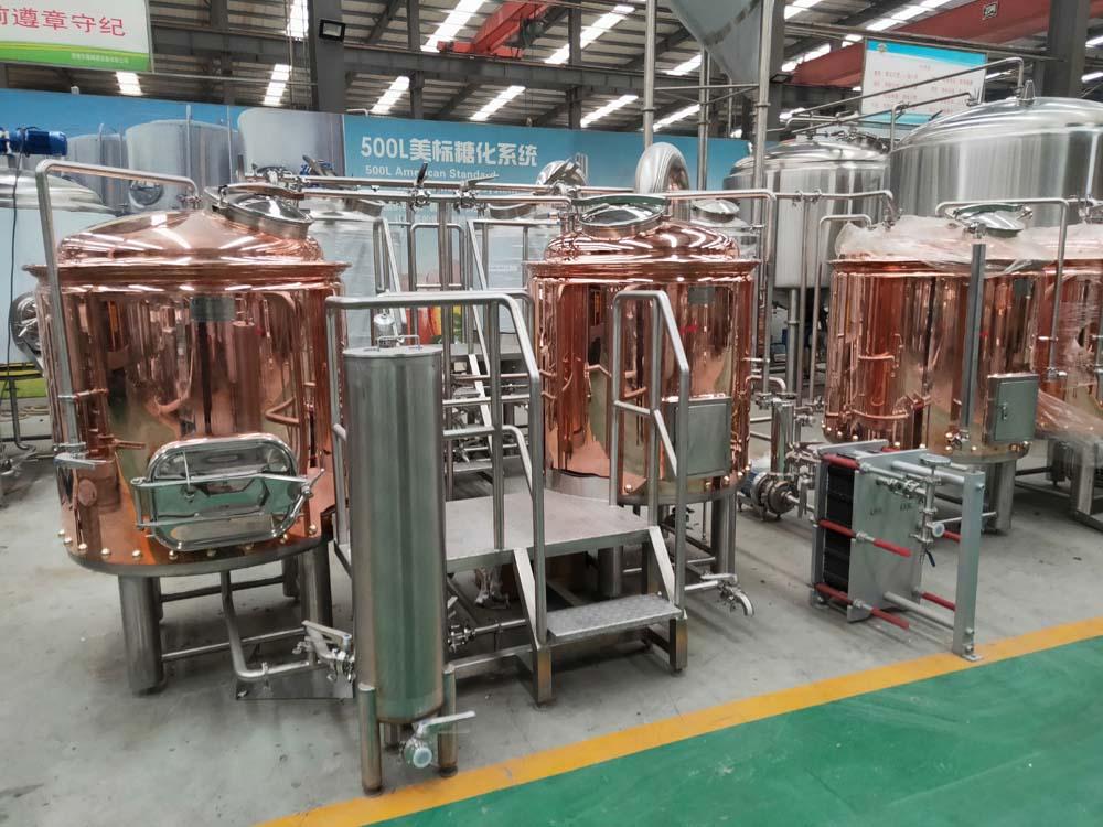 400L Copper brewhouse